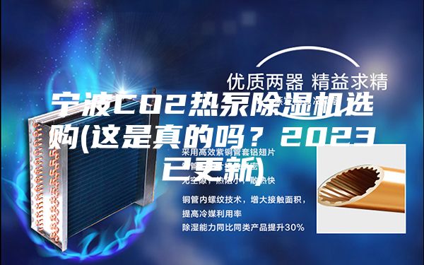 宁波CO2热泵除湿机选购(这是真的吗？2023已更新)