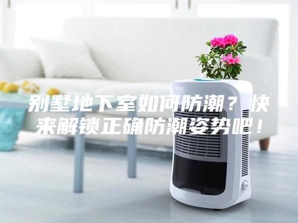 别墅地下室如何防潮？快来解锁正确防潮姿势吧！