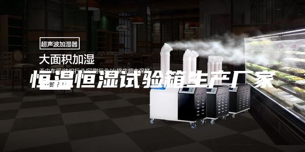 恒温恒湿试验箱生产厂家
